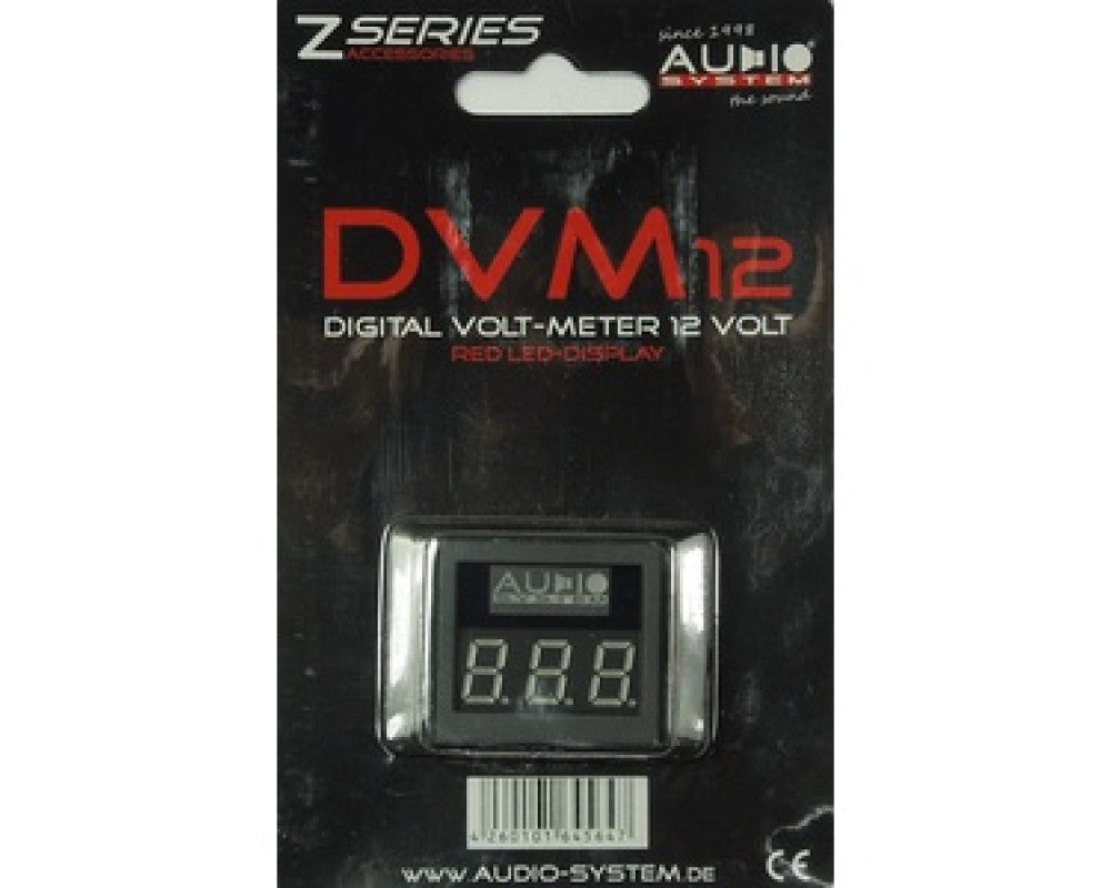 AUDIO SYSTEM Digitale Volt Meter met rode LED verlichting afbeelding 2