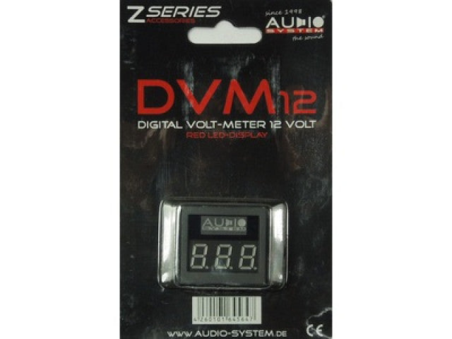 AUDIO SYSTEM Digitale Volt Meter met rode LED verlichting afbeelding 3
