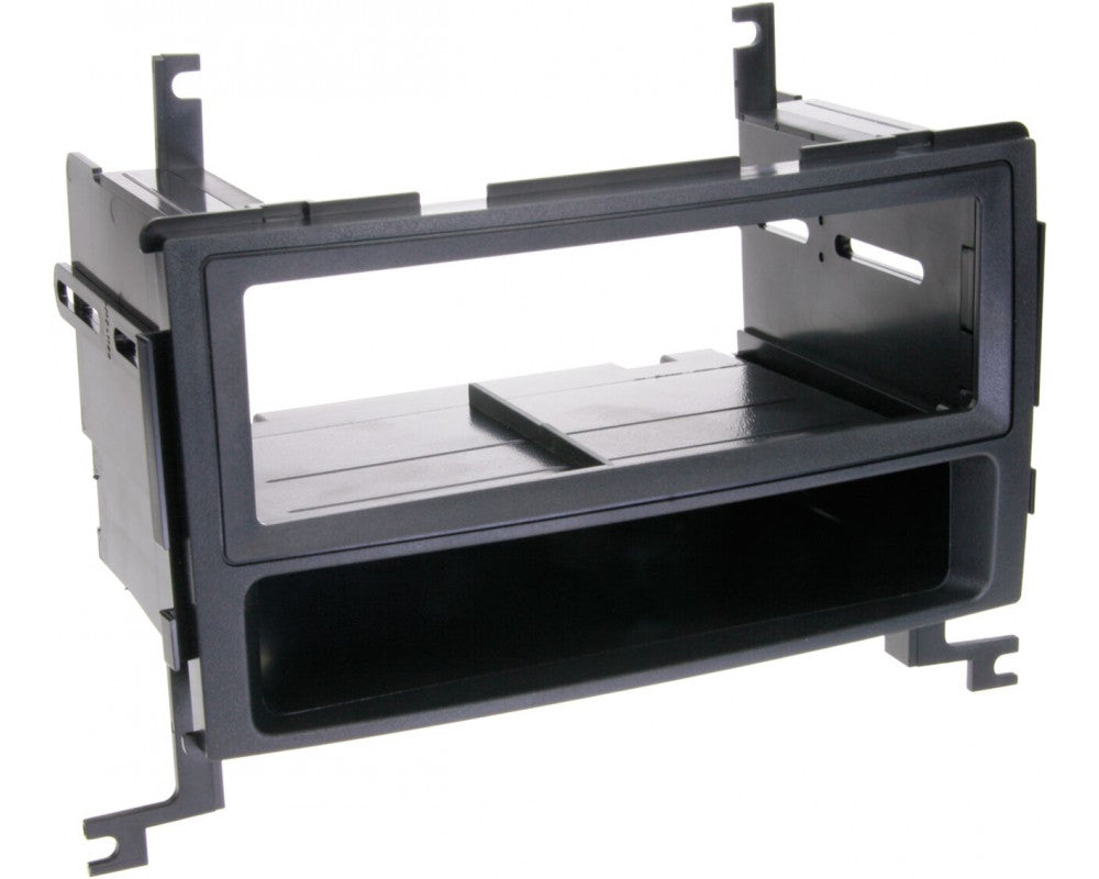 1-DIN Paneel met aflegbakje. Hyundai Santa Fé (CM) 2006-2012 Kleur: Zwart