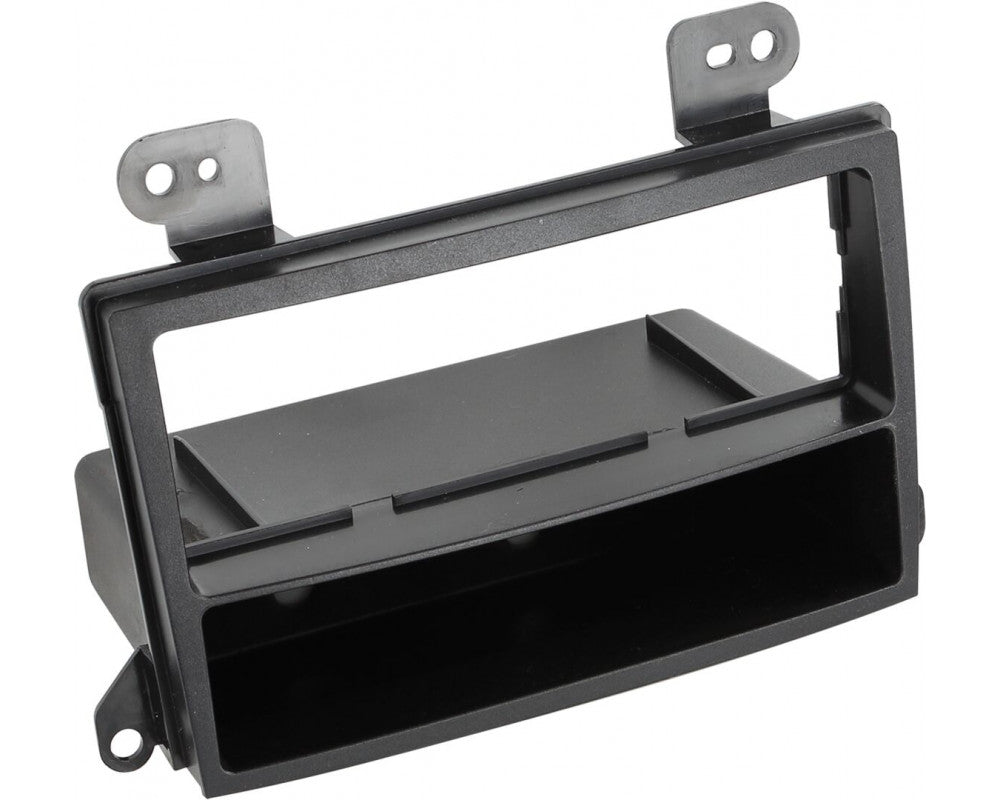 1-DIN Paneel met afleg bakje Mazda MPV 2000-2005 - Premacy 1999-2005 Kleur: Zwart (METRA)