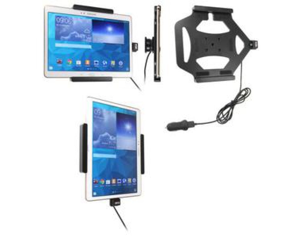 Brodit - Samsung Galaxy Tab S 10.5 SM-T800 Actieve houder met 12V USB plug - Telefoon- & Tablethouder - artikel 521653