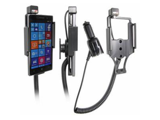 Brodit - Nokia Lumia 830 Actieve houder met 12/24V lader. Let op: Uitlopend artikel, Kan niet retour! - Telefoon- & Tablethou
