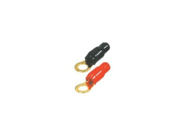 AUDIO SYSTEM 8mm Ring kabelschoen: 25mm². 1x zwart + 1x rood afbeelding 3