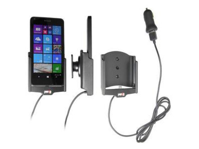 Brodit - Nokia Lumia 640 Actieve houder met 12V USB plug. Let op: Uitlopend artikel, Kan niet retour! - Telefoon- & Tablethou