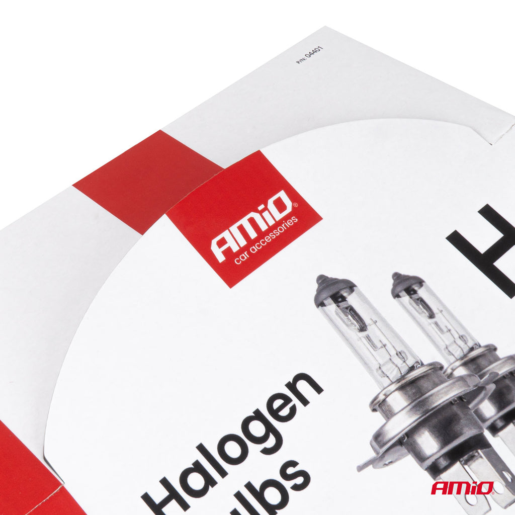 H4 halogeenlampenset 12V 60/55W UV-filter E8 20 stuks AMiO 04401 - AMiO 04401 - productafbeelding 2