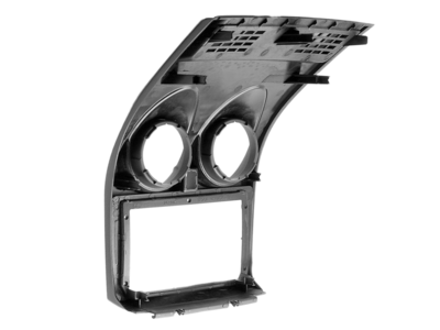 ACV - 9" paneel Nissan Qashqai 2007-2014 zwart, met rechthoekig gevarenlicht knop - Inbouwpanelen - artikel 38 - afbeelding 3