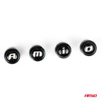 Opti Car Parts - Aluminium zwarte ventieldop AMiO 4 stuks - Auto-accessoires - artikel 03277 - afbeelding 3