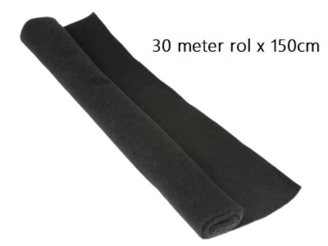 ACV - Bekledingsstof 30mtr x 150cm zwart - afbeelding 2