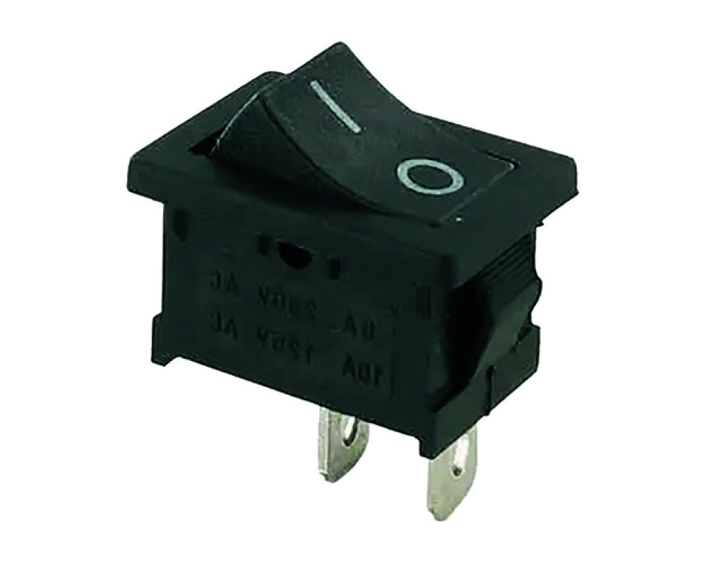 wipschakelaar langwerpig 19x13 mm aan/uit 12V/16A 2tab onverlicht in blister