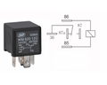 5 polig relais 1A bedrading standaard coll 12V, 40/30A, 1,6W 26,5x26,5x24,5
