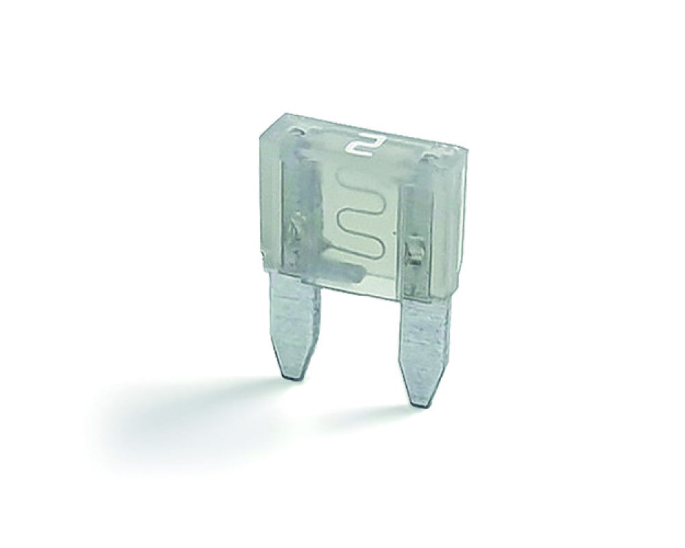 mini zekering 2 ampère 5 stuks in blister