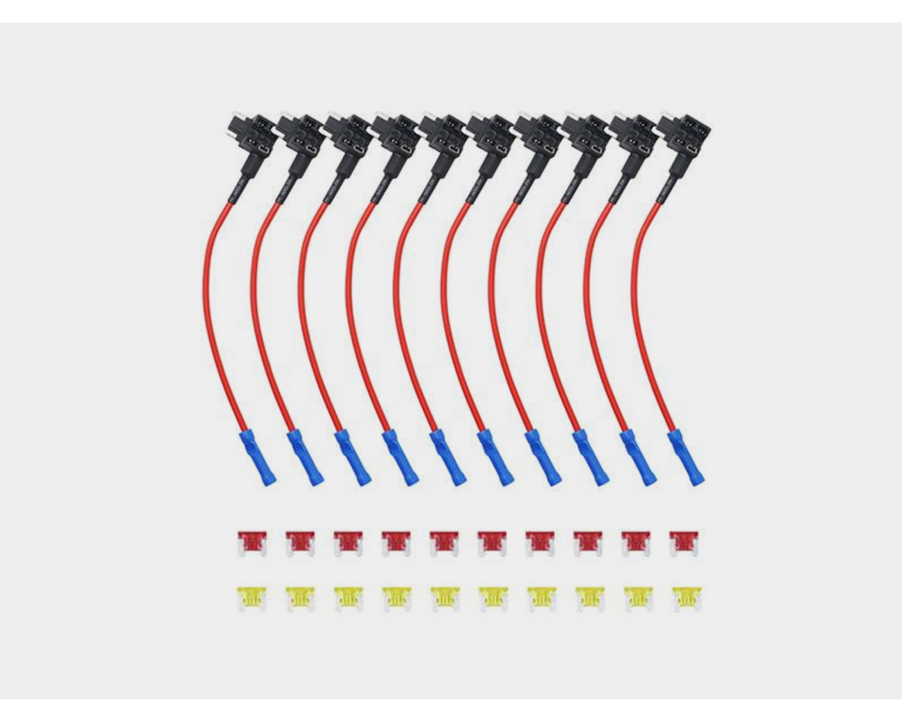 Recoil zekeringhouder bypass ACN 10x (incl 10x 10A & 10x 20A zekeringen)