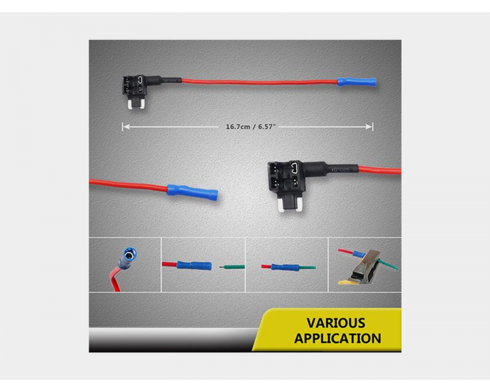 Recoil zekeringhouder bypass ACN 10x (incl 10x 10A & 10x 20A zekeringen)