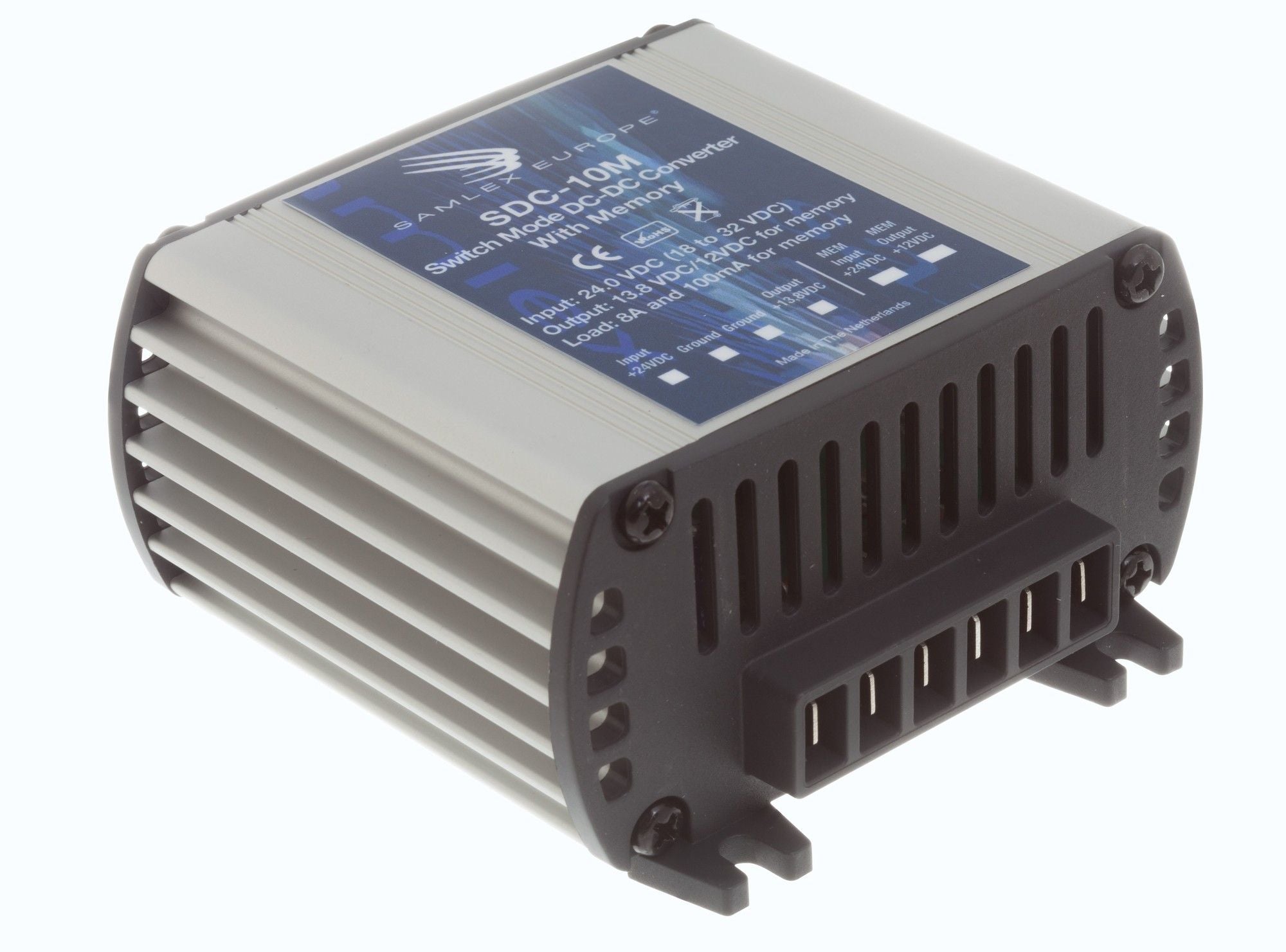 Omvormer SDC-10M 18-32V->13.8V 8 amp 100ma