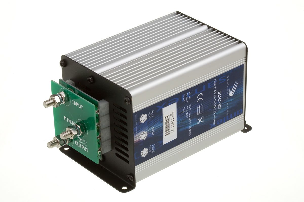 Omvormer SDC-60 24 >12V 60 amp