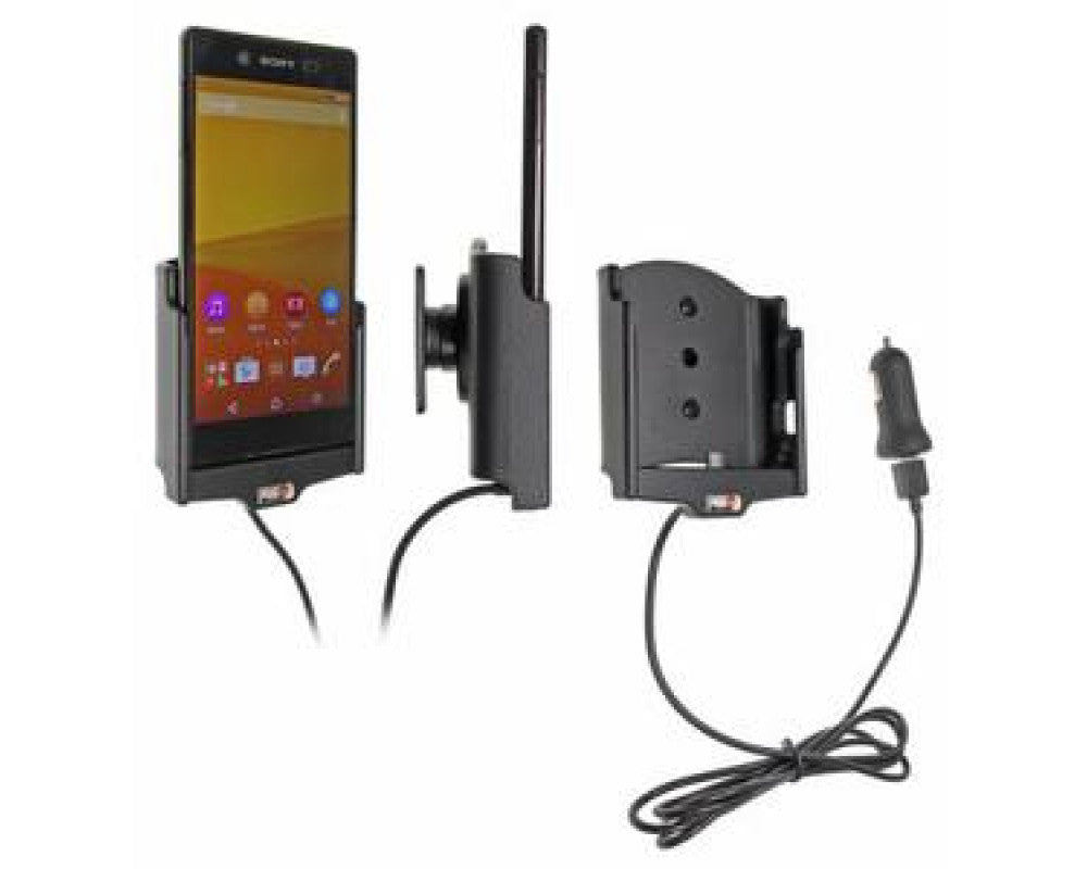 Brodit - Sony Xperia Z3+ Actieve houder met 12V USB plug - Telefoon- & Tablethouder - artikel 521751