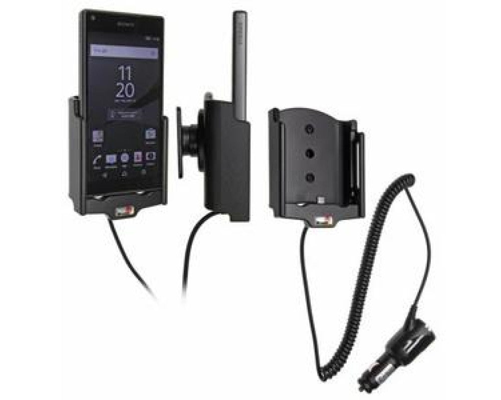 Brodit - Sony Xperia Z5 Compact Actieve houder met 12/24V lader - Telefoon- & Tablethouder - artikel 512797