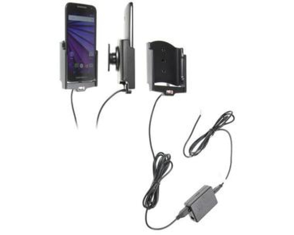 Brodit - Motorola Moto G (3rd Gen) Actieve houder met vaste voeding - Telefoon- & Tablethouder - artikel 513761