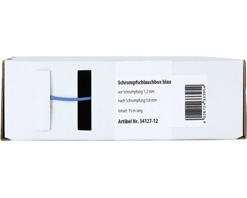 Krimpkous Blauw Ø 1.2 mm / Lengte 15 meter