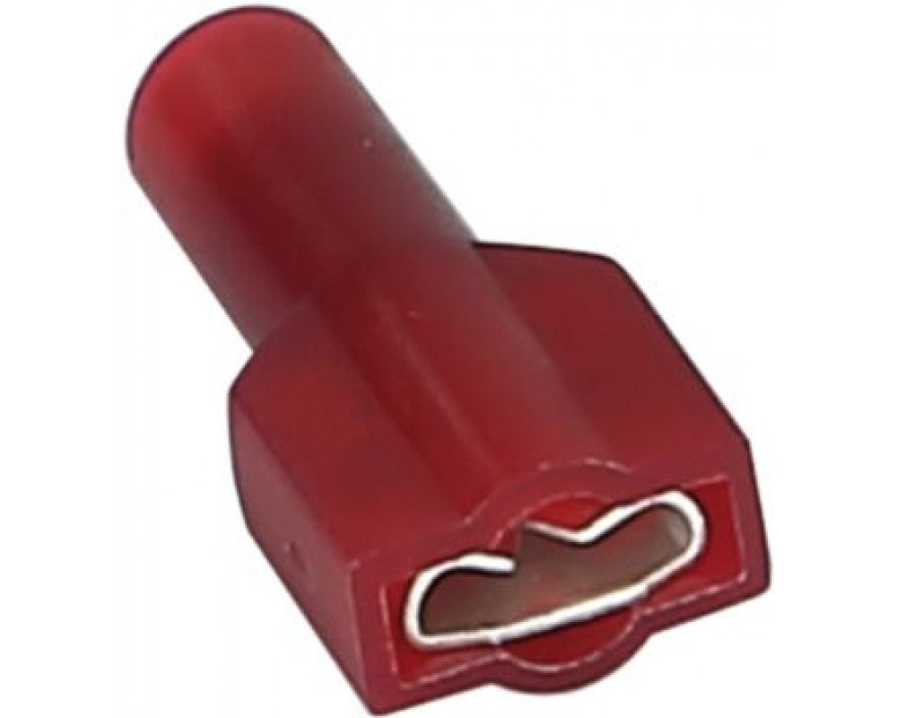 Vlakstekker volledig geisoleerd Rood 0.5 - 1.5 mm² (100 stuks)
