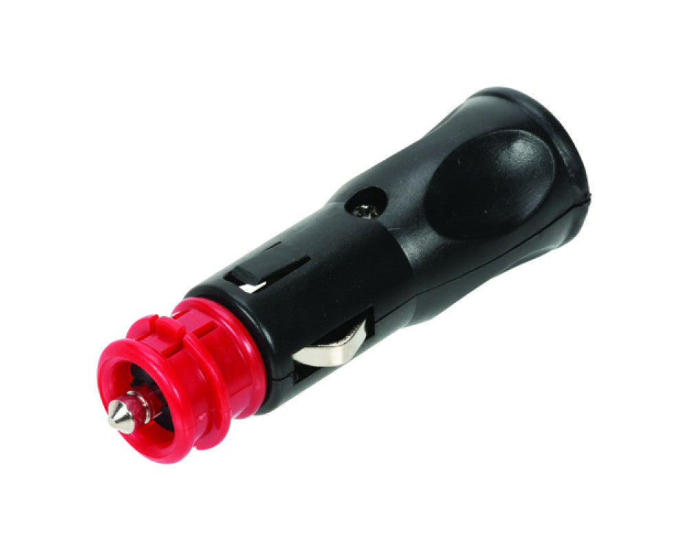 aansteker plug enkel 6/12/24v met glaszekering 16A in blister