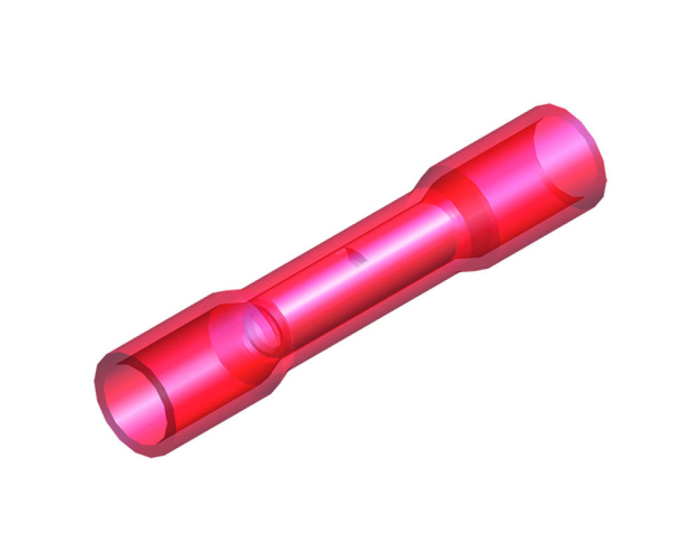 waterdichte kabeldoorverbinder rood 0,5-1,5mm2 5x in blister