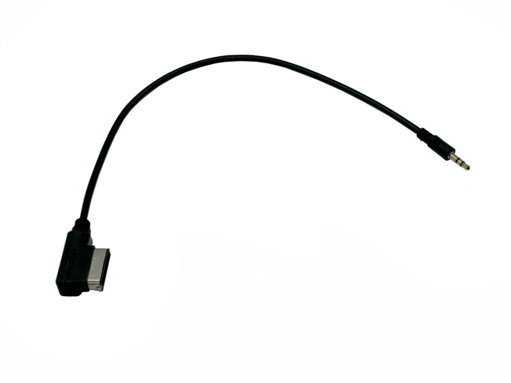 AUX 3.5mm jack M AMI adapter Audi/VW w AMI + MMI 2G/3G etc