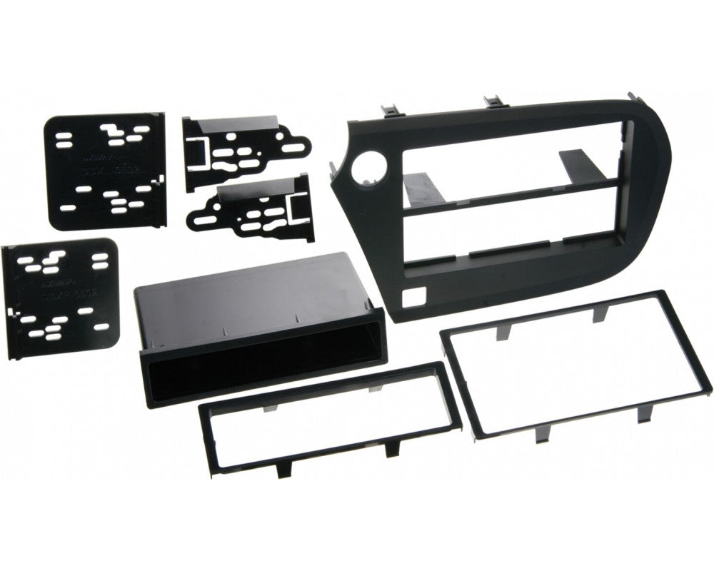 2-DIN Paneel Honda Insight (ZE2) 2009-2013 Kleur: Zwart (METRA)