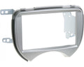 2-DIN Paneel Nissan Micra (K13) 2010-2013 Kleur: Zilver