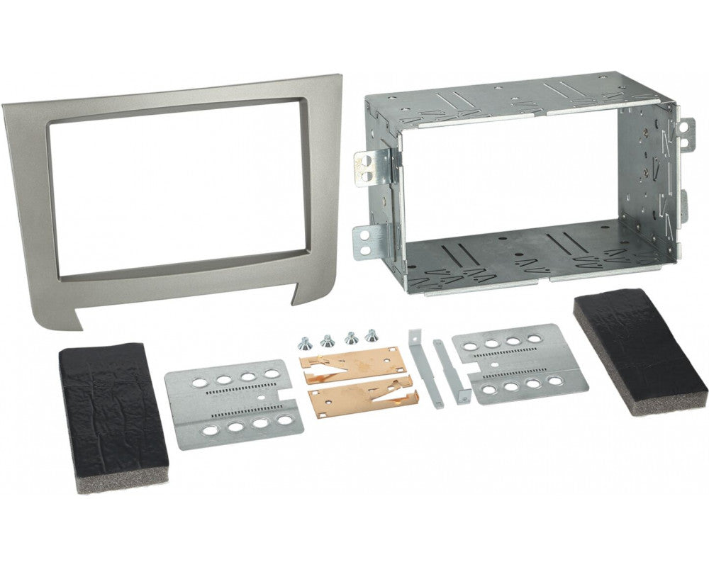 2-DIN Paneel SsangYong Rexton 2013-2019 Kleur: Zilver