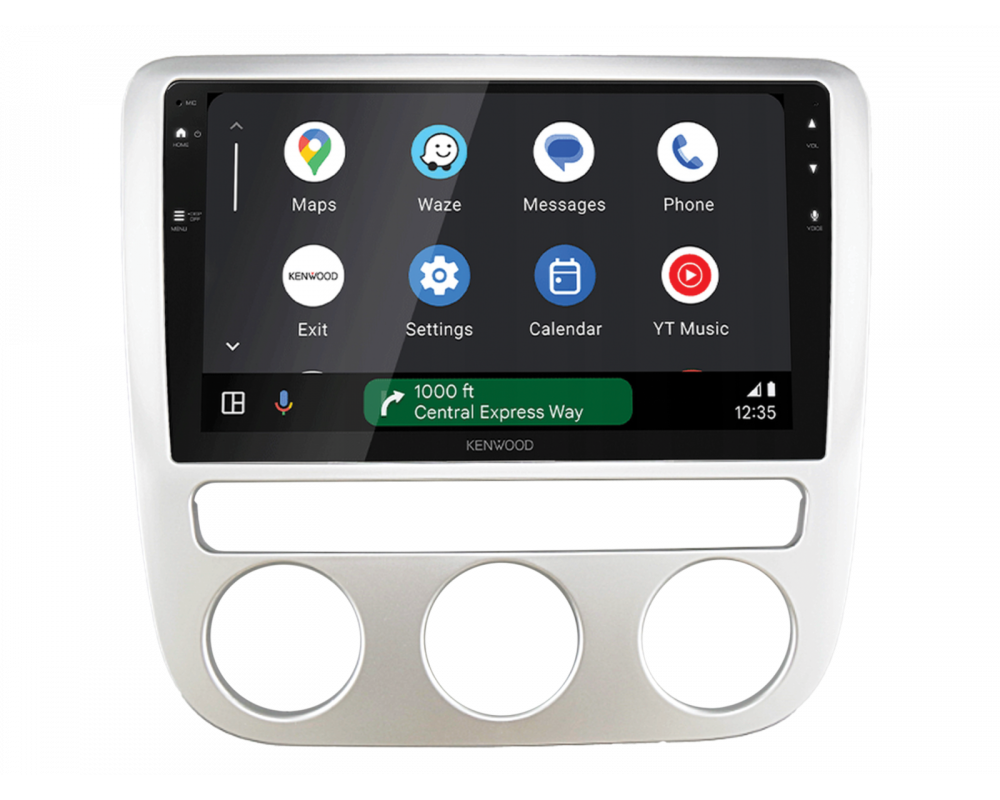 2-DIN 9" Paneel VW Scirocco Climate Control Enkele Module Versie 2
