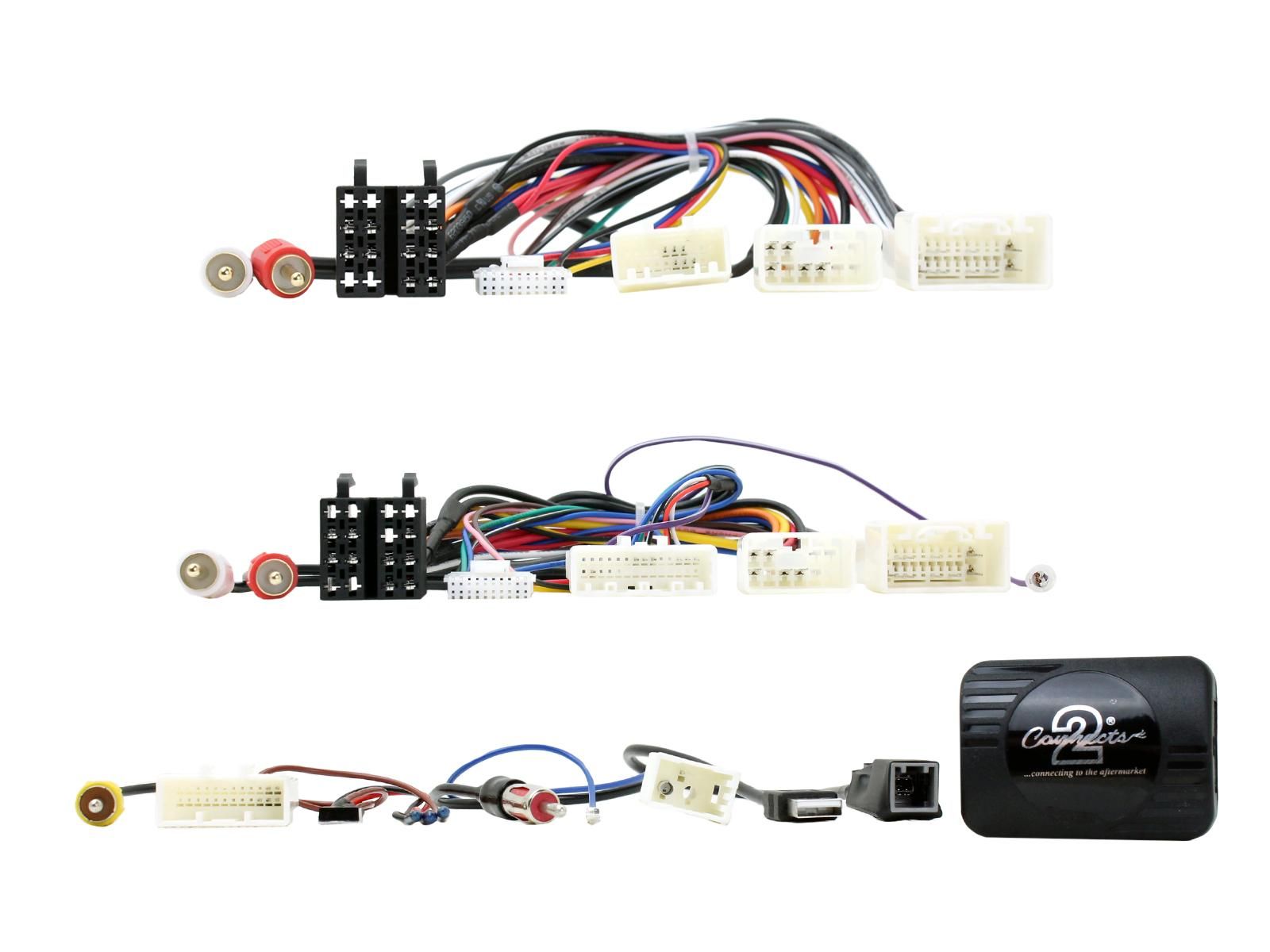 ST.W.BED. Toyota Avensis/Yaris/ 20+28 pins + USB/AUX/Cam+JBL