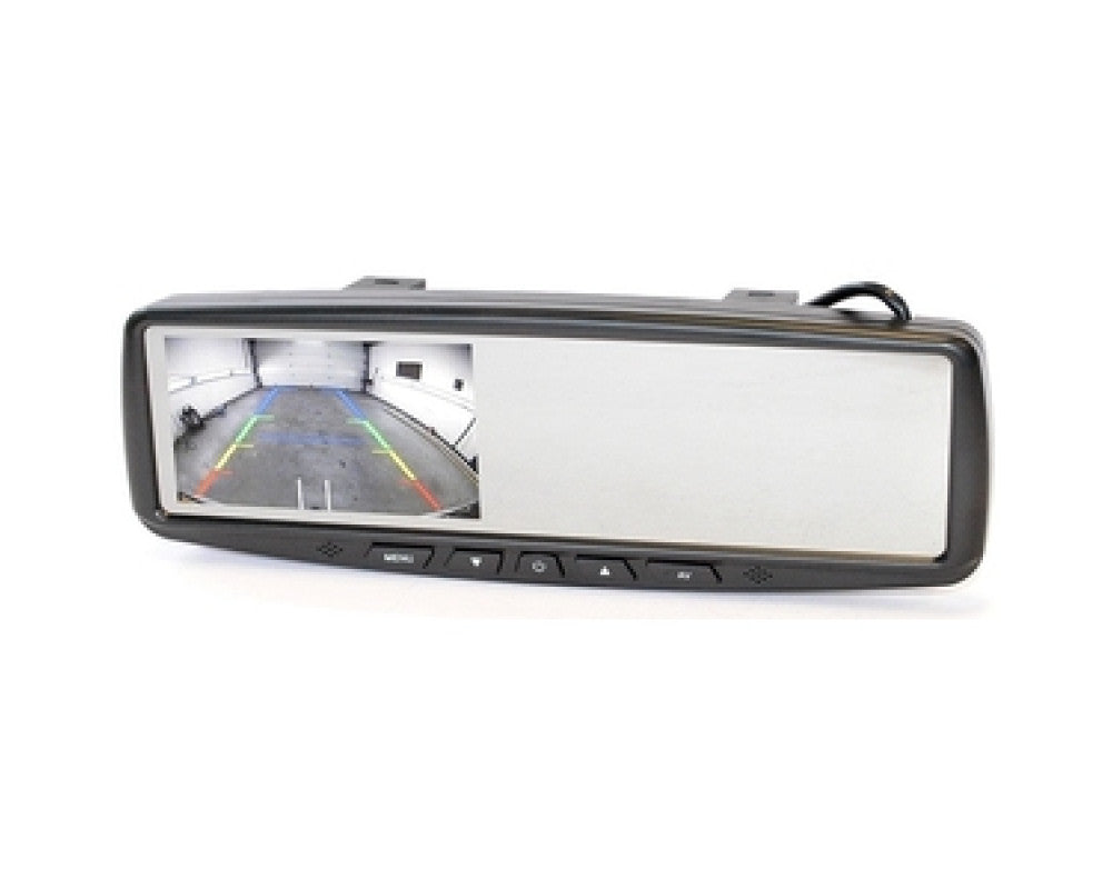 LCD spiegel 4.3" met 2x RCA input.
