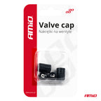 Opti Car Parts - Aluminium zwarte ventieldop AMiO 4 stuks - Auto-accessoires - artikel 03277 - afbeelding 4