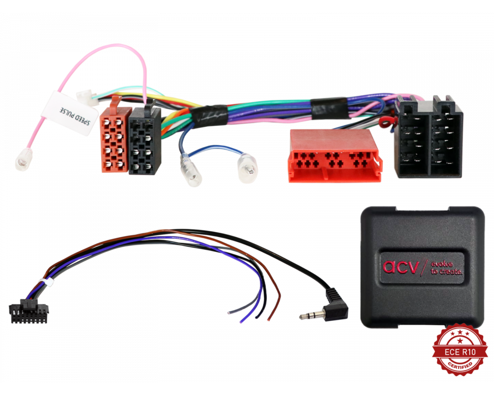 ACV - S.W.I. Hyundai/Kia Voertuigen ISO/Mini ISO Multilead analoog - Stuurwielbedieningen - artikel 42xhy012