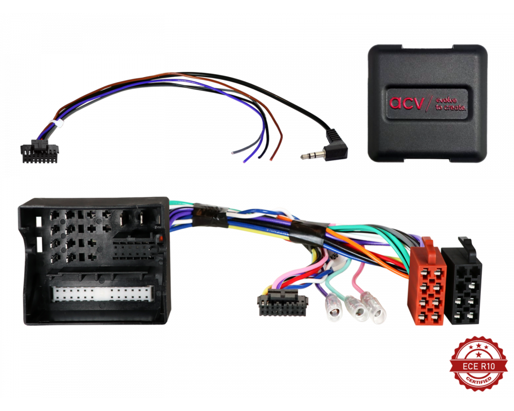 ACV - S.W.I. Seat/Skoda/VW voertuigen 52Pin Quadlock Multilead - Stuurwielbedieningen - artikel 42xsk004