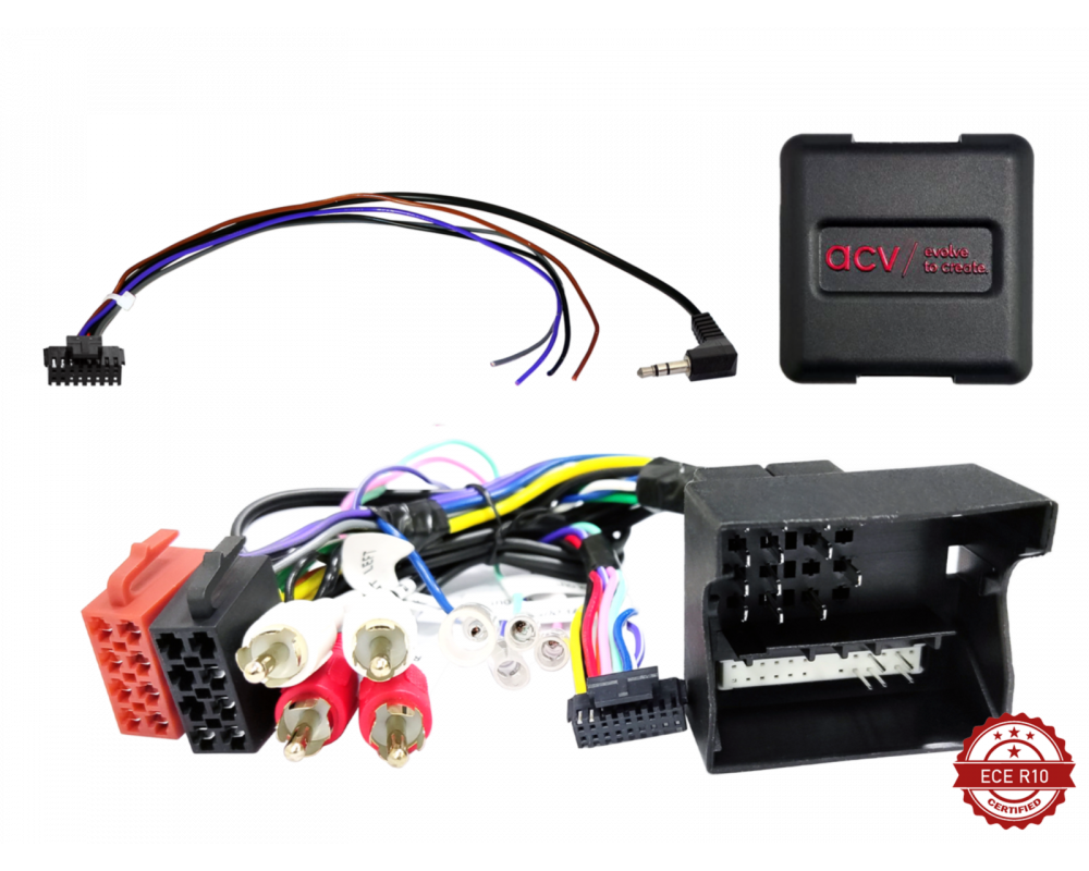 S.W.I. Audi A3/A4/A6/R8/TT Quadlock Multilead Amp >RCA afbeelding 2