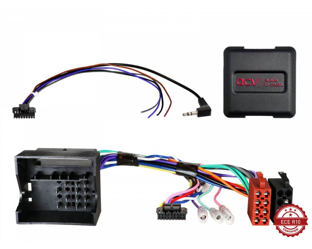ACV - S.W.I. Mercedes Fahrzeuge/Smart 40Pin Quadlock Multilead - Stuurwielbedieningen - artikel 42xvw012