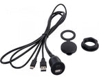 USB paneelaansluiting USB-A/USB-C los