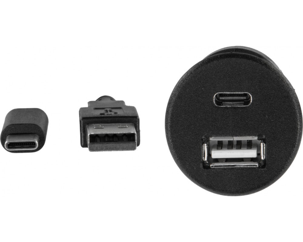 USB paneelaansluiting USB-A/USB-C los