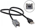 USB-adapter universeel mini USB grijs>USB-A los