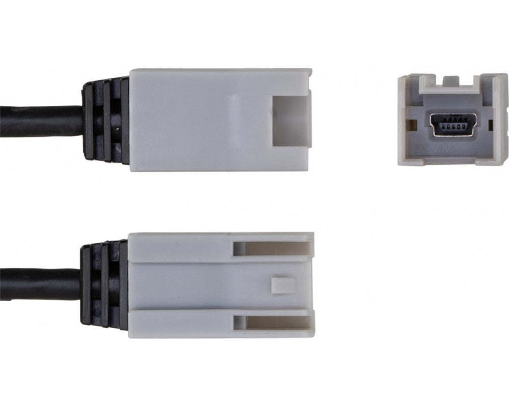 USB-adapter universeel mini USB grijs>USB-A los