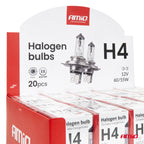 H4 halogeenlampenset 12V 60/55W UV-filter E8 20 stuks AMiO 04401 - AMiO 04401 - productafbeelding 4