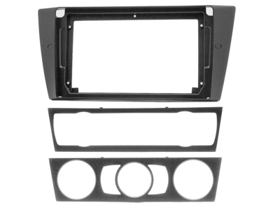 ACV - 9" Kit BMW 3-serie 2005-2013 met rokerspakket, zilver SWC - 2-DIN Kit - artikel 691023-94-2 - afbeelding 5