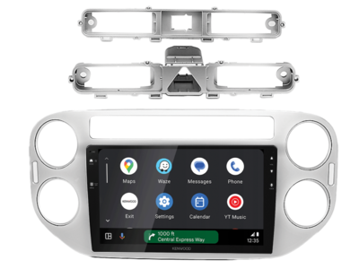 ACV - 9" Kit VW Tiguan 06/2011-04/2016 zilver i-dapter/Antenne - 2-DIN Kit - artikel 691320-98-2 - afbeelding 5