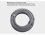 Recoil 18-AWG Multipurpose Cable 4 aderig, 1.0mm2 (30,4m)