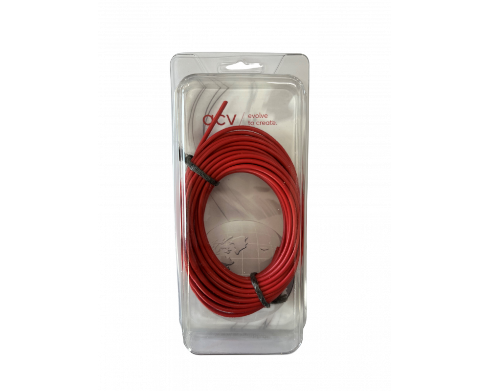 stroomkabel 2.5mm rood 10 mtr in blister