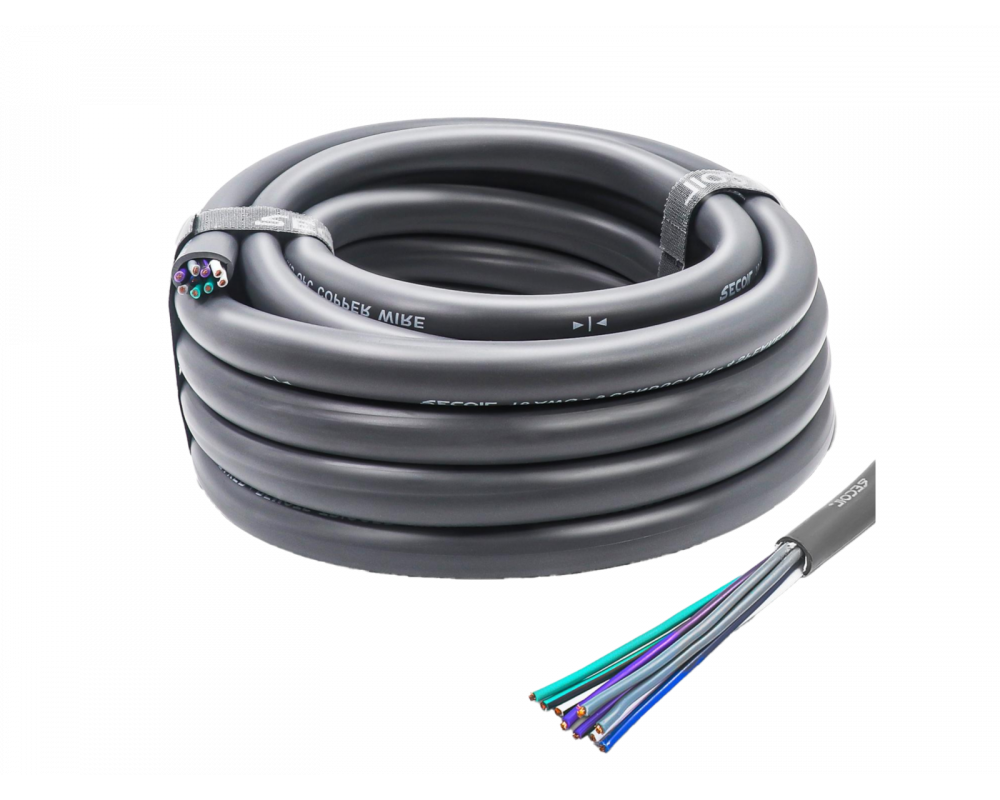 Recoil 18-AWG OFC Speaker Cable 9 aderig 1.3mm2, 6m