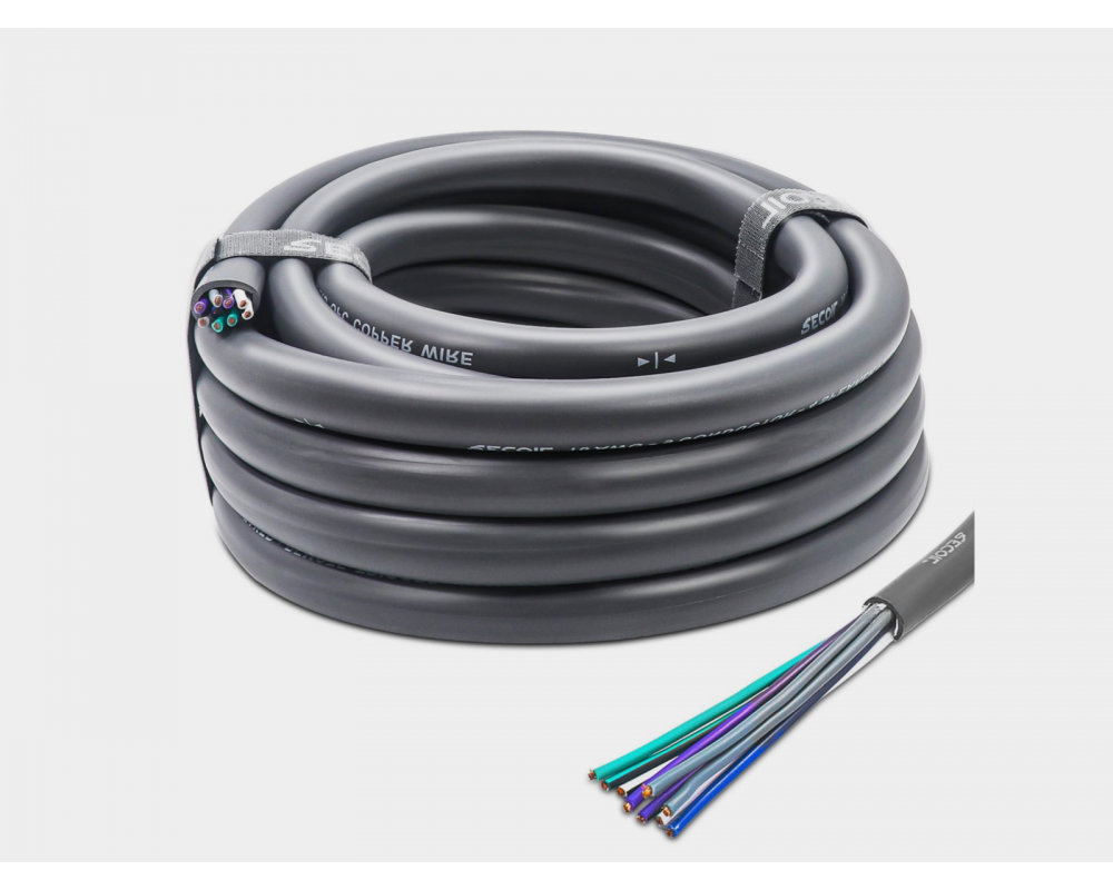 Recoil 18-AWG OFC Speaker Cable 9 aderig 1.3mm2, 6m