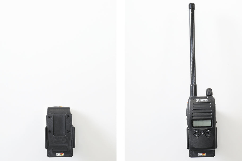 Brodit Passieve Houder 510991 - Portofoonhouder V-Com V-30 / Zodiac Neo BT 31